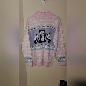 Vintage Adele Pink Panda Sweater